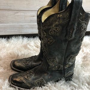 Black accented Corral Boots